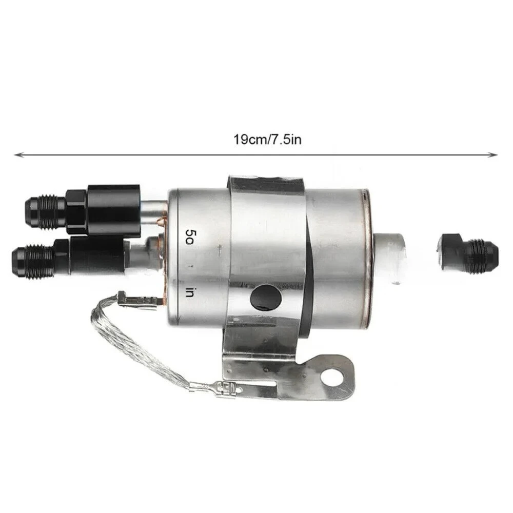 

jj4 In-Line Fuel Pump Fuel Filter Regulator Kit with 6AN Connector 3.9FT Fuel Hose