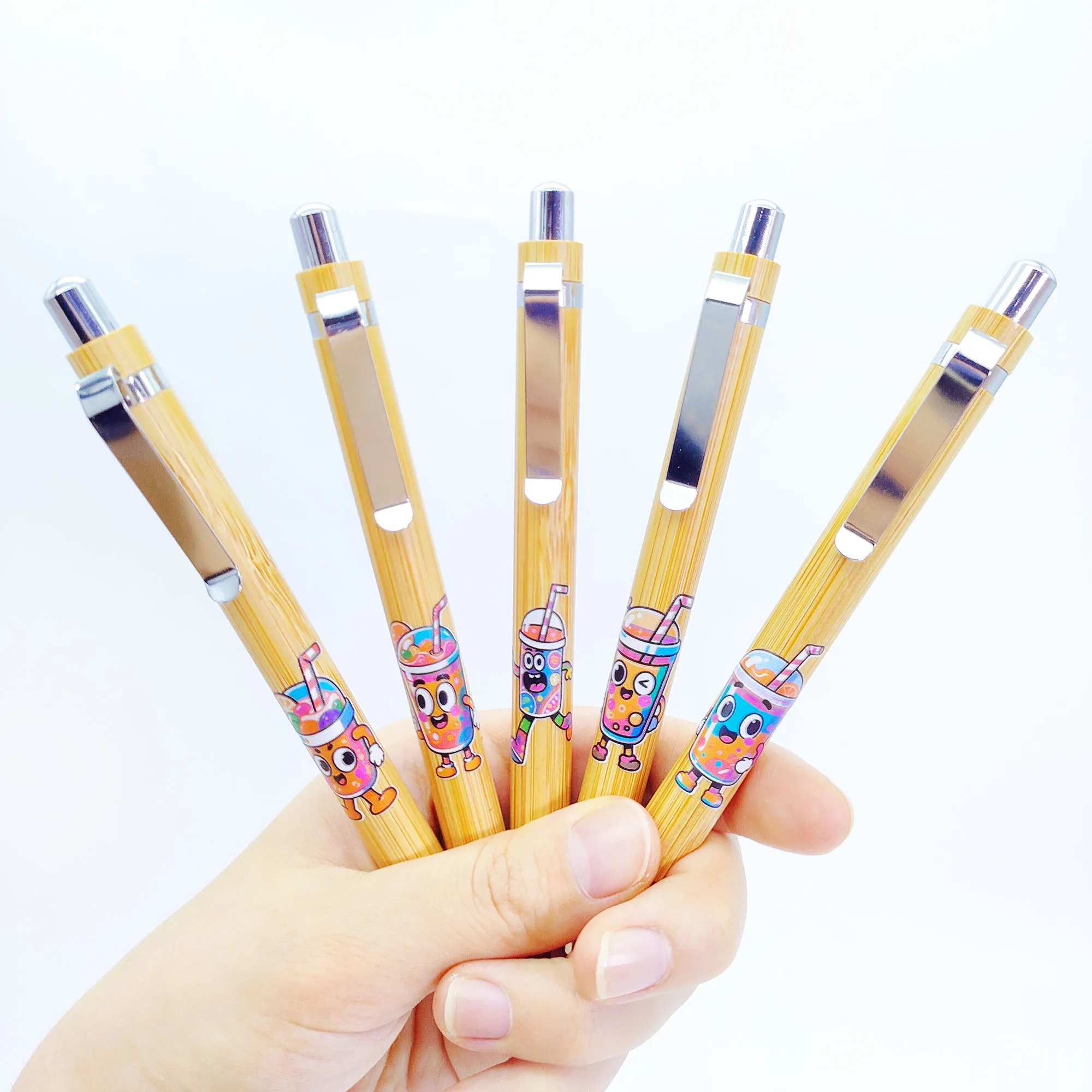 

8pcs/16pcs Creative Beverage Theme Gift Pen Party Activity Writing Gift Pen Student Learning Stationery Office Signature Pen.