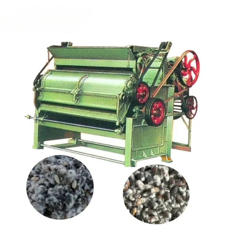 Cottonseed Lint Cleaning Separating Machine/easy Operate Cotton Seed Linters Removing Machine/Cotton Seed Saw De Linter Machine