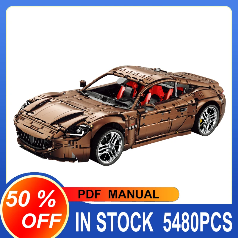 

IN STOCK 11009 MOC Technical 1:8 Sports Car GranTurismo Building Blocks Bricks Model Assembling Toys for Boys Christmas Gift Set