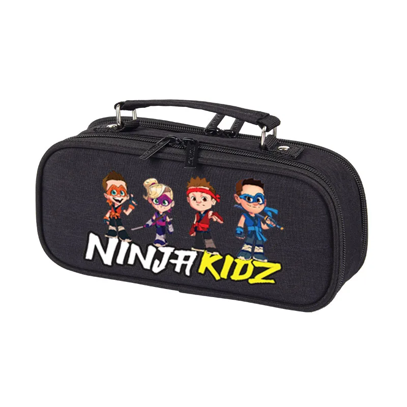 Ninja Kidz Kids Pencil Case Cartoon Multi Layer Multifunctional Pen Bag Large Capacity Pencil Case Pen Children Gift