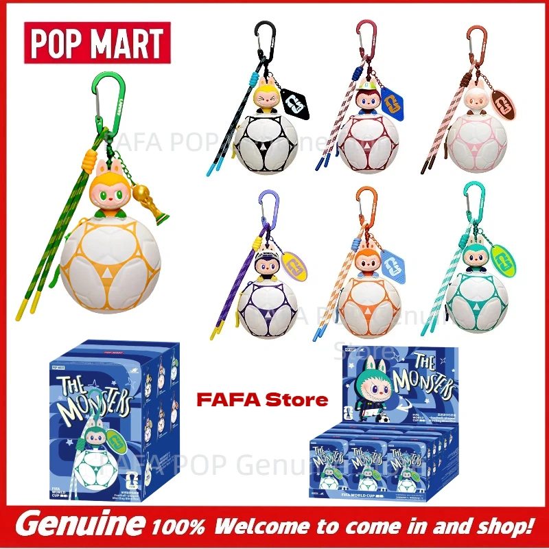 

Genuine POP MART Labubu FIFA World Cup 2026 Football Shaped Mini Bag Blind Box Soccer Collectible Toy Gift for Fans Trendy