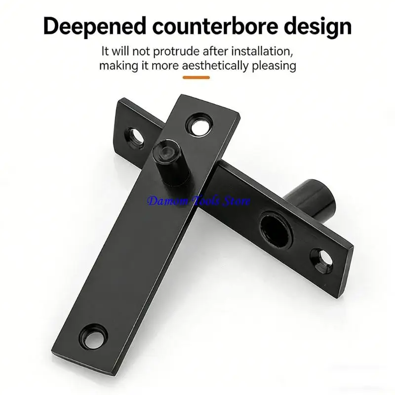57BE Contemporary metal Invisible link For Wood Glass Aluminum entrances easy Motion