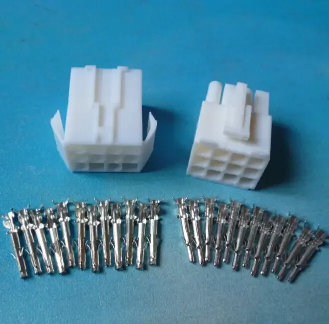 10/50/100sets Model Cable Charger Mini Metal Pin Connector Plug 12P