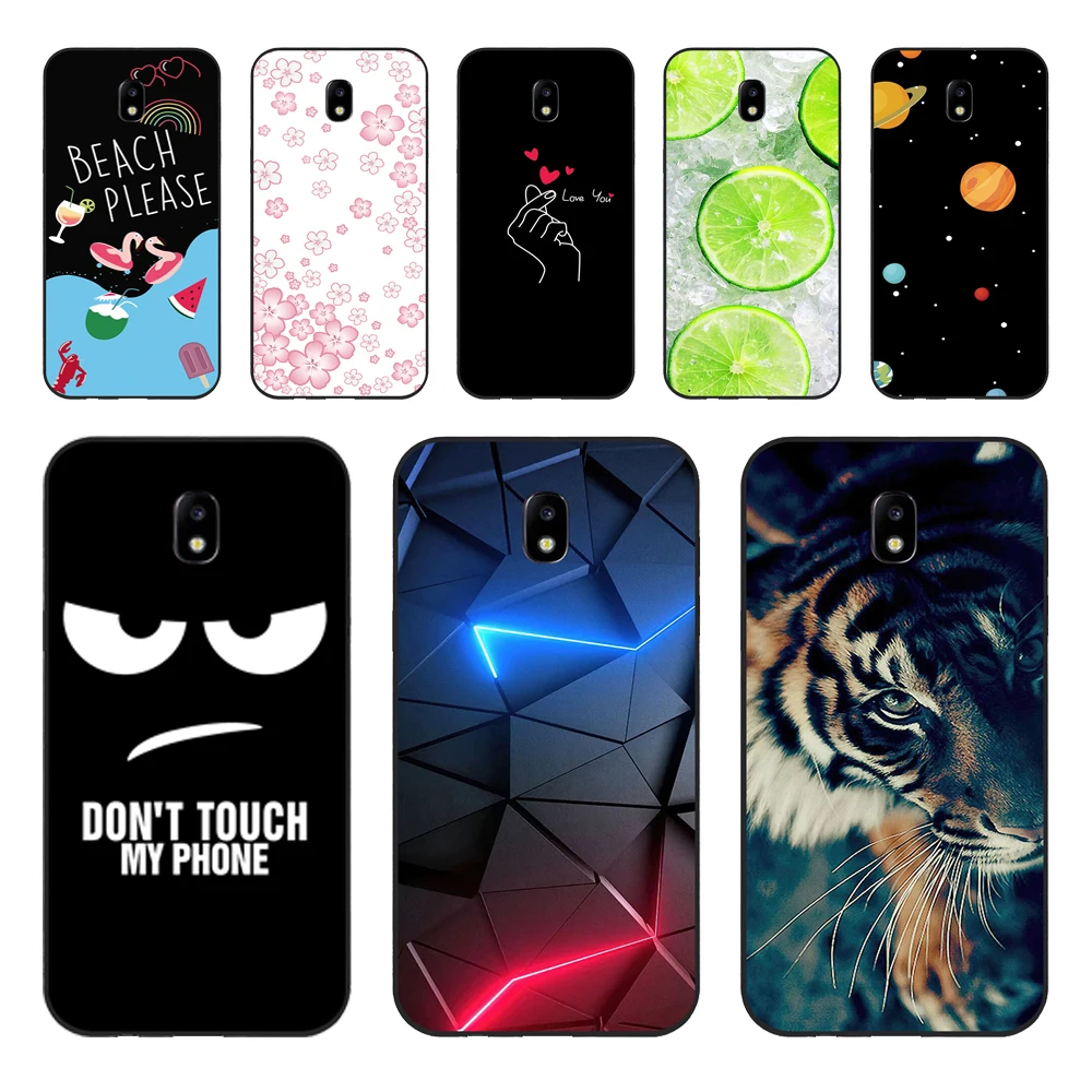 Capa de telefone para samsung galaxy j7 2017 j5 2017 j3 2017 saco macio tpu escudo de silicone para samsung j730 j530 j330 capa traseira mármore