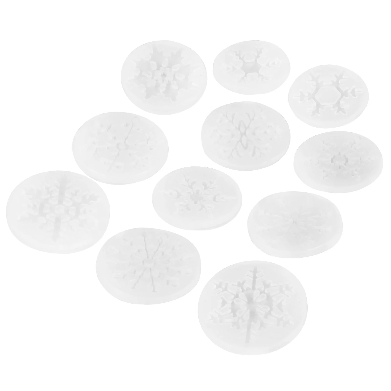 

Christmas Soap Molds Snowflake Stencils Circle Jewelry Making Cutting Machine Icing Smoother Silica Gel Silicone