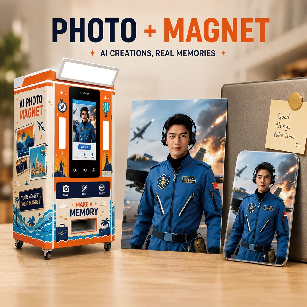 Coin-operated Self-service Photo Booth Machine