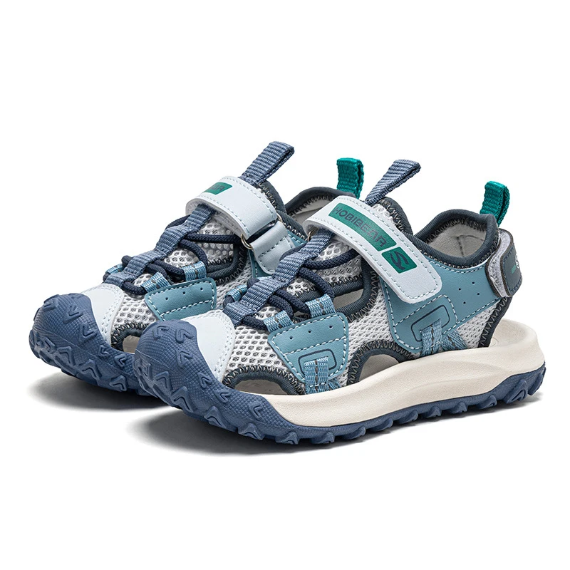 2026 Summer Mesh Closed Toe Kids Sandals Breathable Casual Beach Footwear for Boys Girls Outdoor Daily Children's Footear
