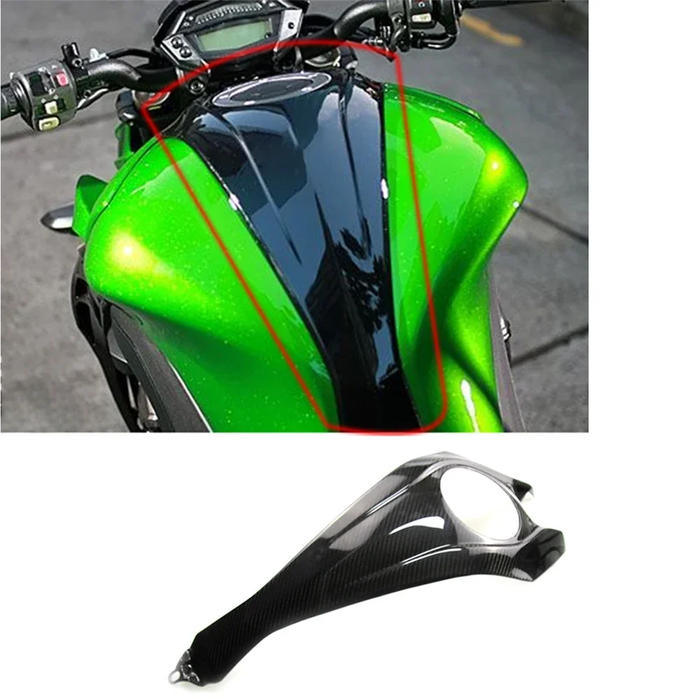 

For Kawasaki Z1000 Motorcycle 3K Carbon Fiber Tank Cover Motorcycle Accessories 2014 2015 2016 2017 2018