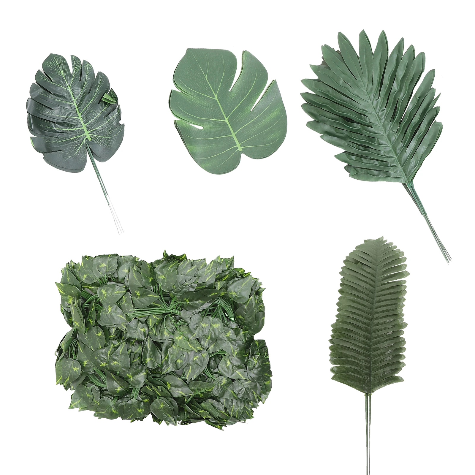 

Artificial Hanging Vine Monstera Decoration Green Cloth Plants Fake Room Decor Wall Plant Home Prop Simulated Scene Layout