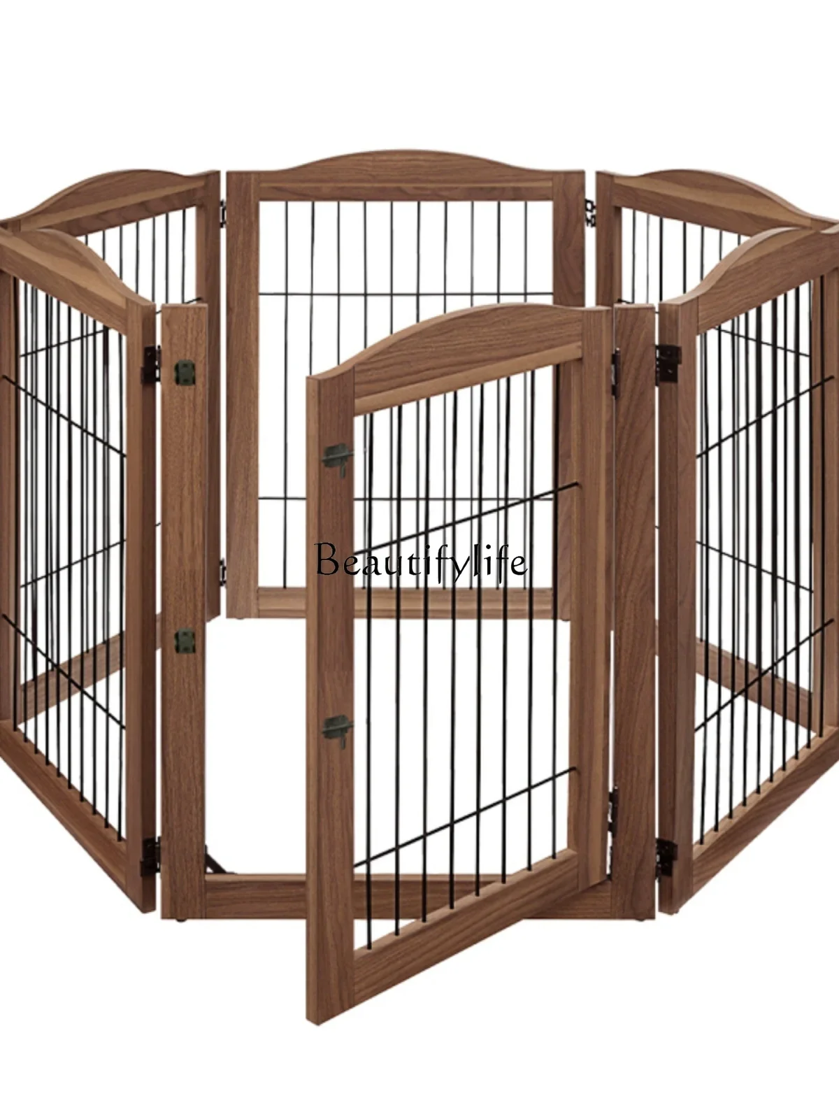 Freestanding Pet Fence with Door Foldable Dog Cat Fence   клетка для хомяка   jaula para hámster