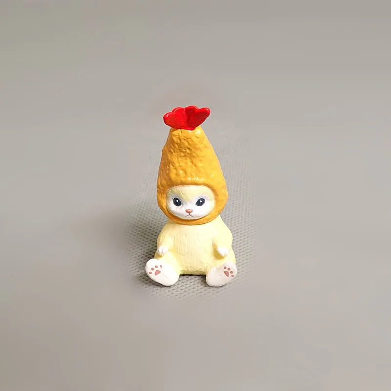 Mofusand-caja ciega de gato tiburón, fruta, Animal, Mini figuras bonitas, adornos de Anime, muñecas, fanáticos, juguete para niños, modelo, regalos de Navidad y cumpleaños