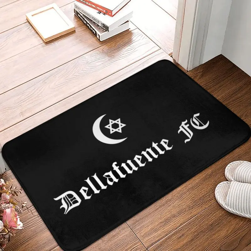 Dellafuente FC Logo Doormat Non-Slip Kitchen Bath Mat Bedroom Balcony Floor Door Entrance Carpet Rug