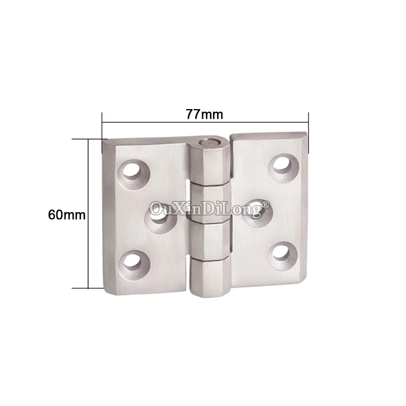 6PCS Stainless Steel Industrial Hinges Network Distribution Cabinet Hinges Switch Control Electric Cabinet Equipment Box Hinges