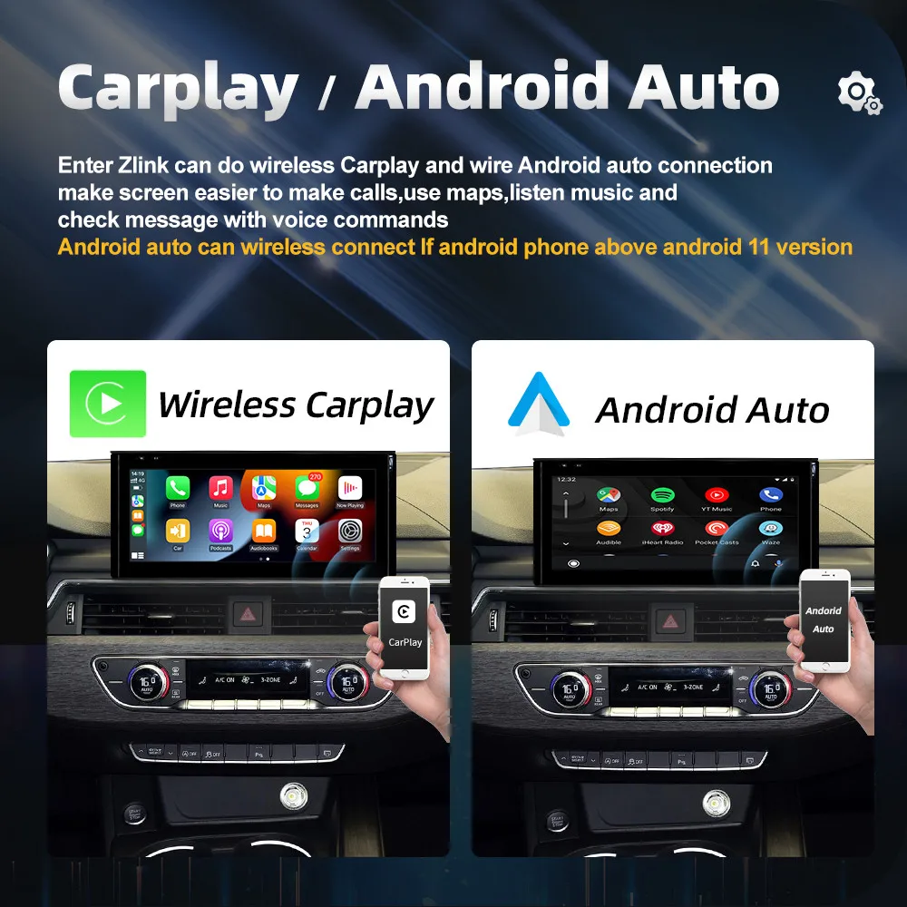 Multimedia Recorder Radio For 10.25 Inch Audi A4 B9 A5 f5 RS4 S4 A4L 2017-2019 Android 12 Auto Head Unit Multimedia Playe