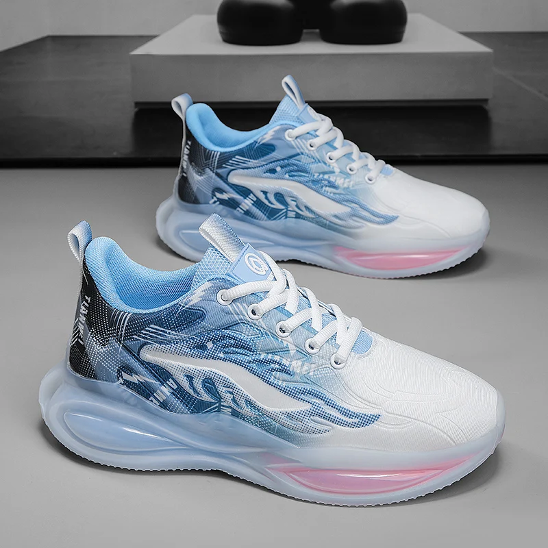 

Мужские кроссовки на плоской подошве, удобные уличные прогулочные сетчатые летние дышащие нескользящие прогулочные туфли, новинка 2025 года, оригинальные мужские кроссовки