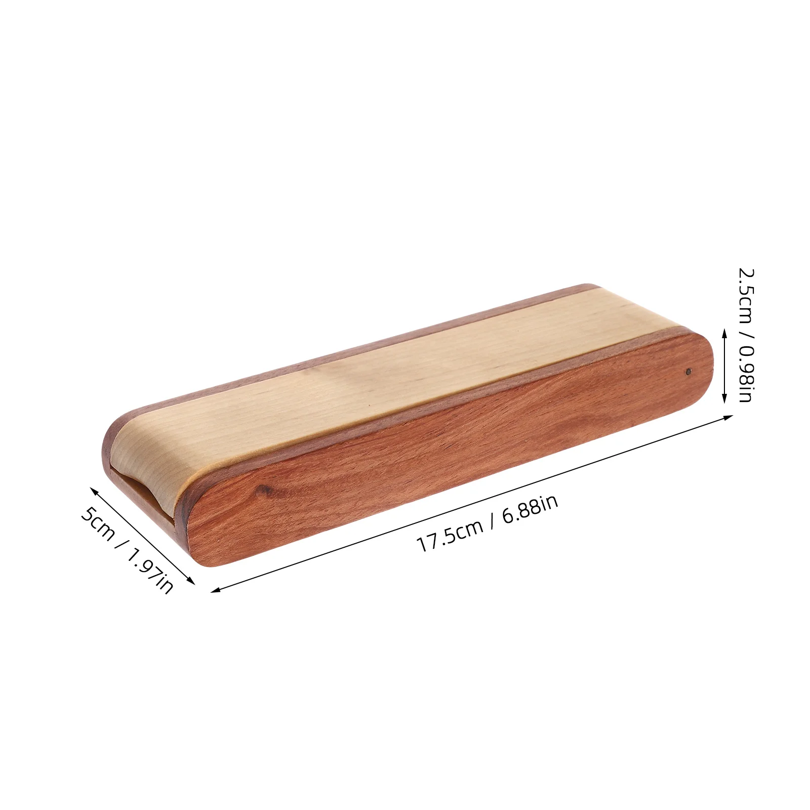 Retro Single Slot Pen Box Lightweight Portable Gift Decorative ganizer Wooden Holder Protects Pens Prevents Marks Fits Most