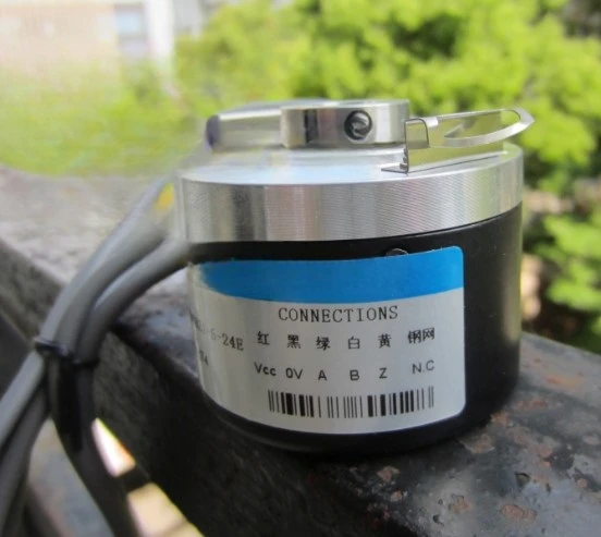 Full hollow shaft photoelectric rotary encoder ZKT6012 suitable for motor, numerical control machine 1024, 1200 lines