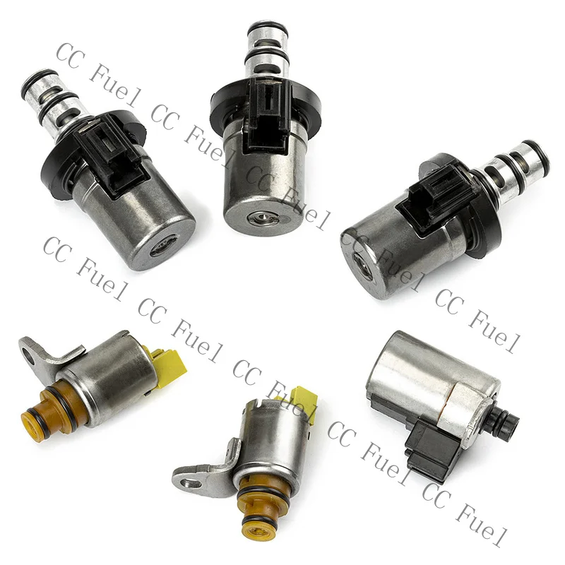 C+ 6PCS 4F27E Transmission Shift Solenoid Kit for Ford Mazda 2 3 5 6 CX-7 MPV 2.0L