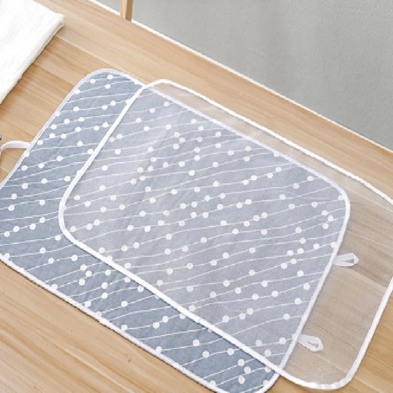 High Temperature Resistant Portable Folding Ironing Pad,Desktop Heat Insulation Ironing Cloth,Mesh Mat Anti-Scald Pad Durable