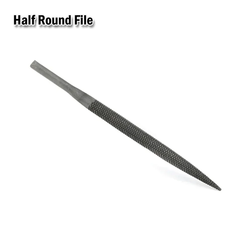 3 Types 1pc Industrial Steel Files Set Flat/Round/Triangle For Metalworking Woodworking Steel Rasp File Air File Saw Accessories