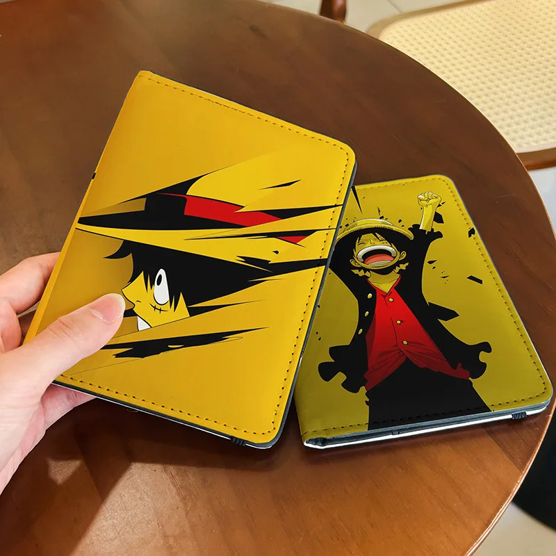 قطعة واحدة لوفي حامل جواز السفر الكرتون بولي Leather الجلود محفظة جواز السفر موضة إكسسوارات السفر بطاقات الأعمال محفظة حمل الهدايا