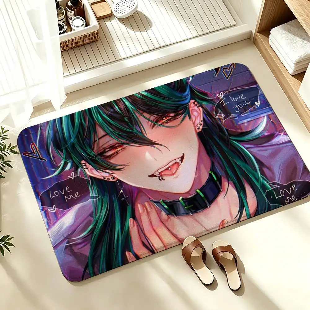 TkaTB T-The Kid At the Back Sol  Soft Absorbent Decorative Floor Mat for Bathroom Entryway Living Room