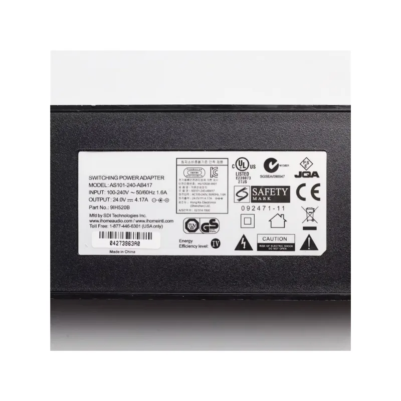AS101-240-AB417 91H520B Power Supply Charger 24.0V--4.17A DC AC Adapters Switching Adapter