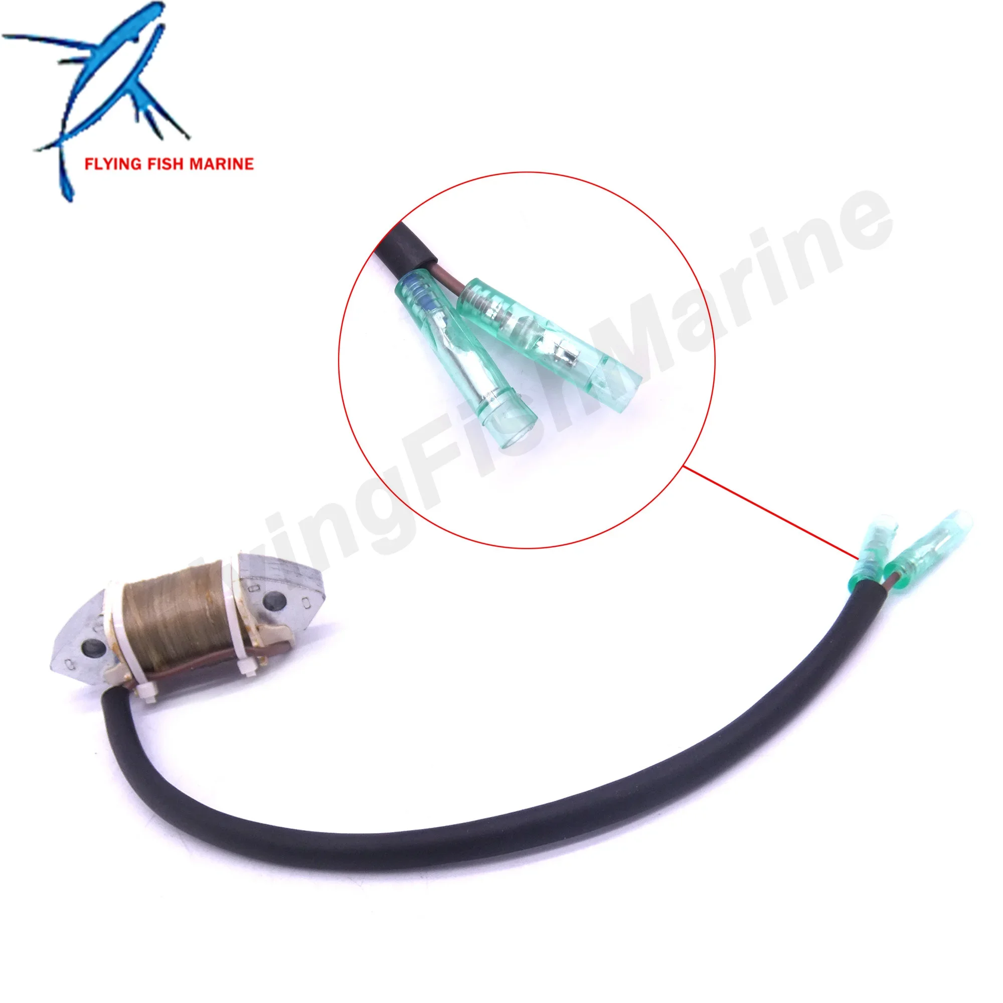 Outboard Engine 68T-85520-00 Charging Coil Assy for Yamaha 4-stroke Boat Motor 6HP 8HP 9.9HP