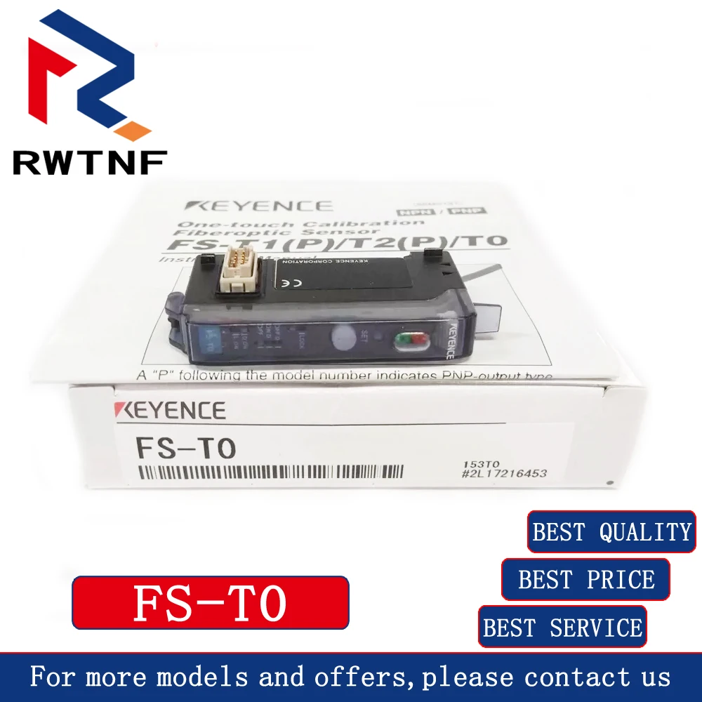 مجموعة مضخم صوت مستشعر الألياف الضوئية الأصلية الجديدة FS-T0 KEYENCE مرحبا بكم في الاستفسار