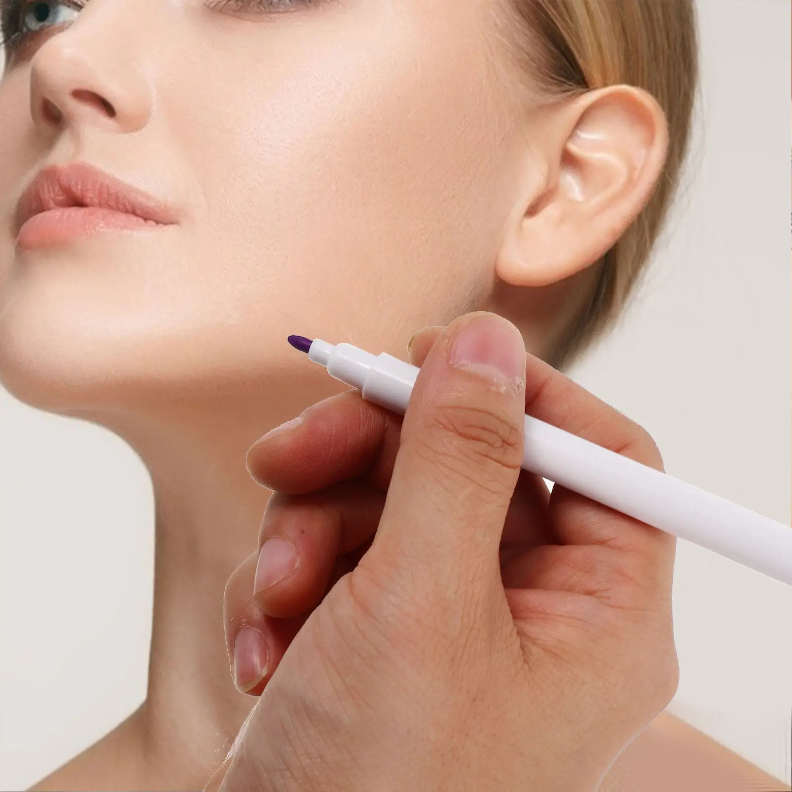 

4Pcs Tattoo Skin Marking Pens Professional Stencil Marker for Precise Tattoo Placement Safe for and Body Art