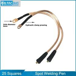 Pluma de máquina de soldadura por puntos, Cable especial para soldador, Cable de 25 cuadrados, accesorios de batería de mano, herramienta de enchufe rápido