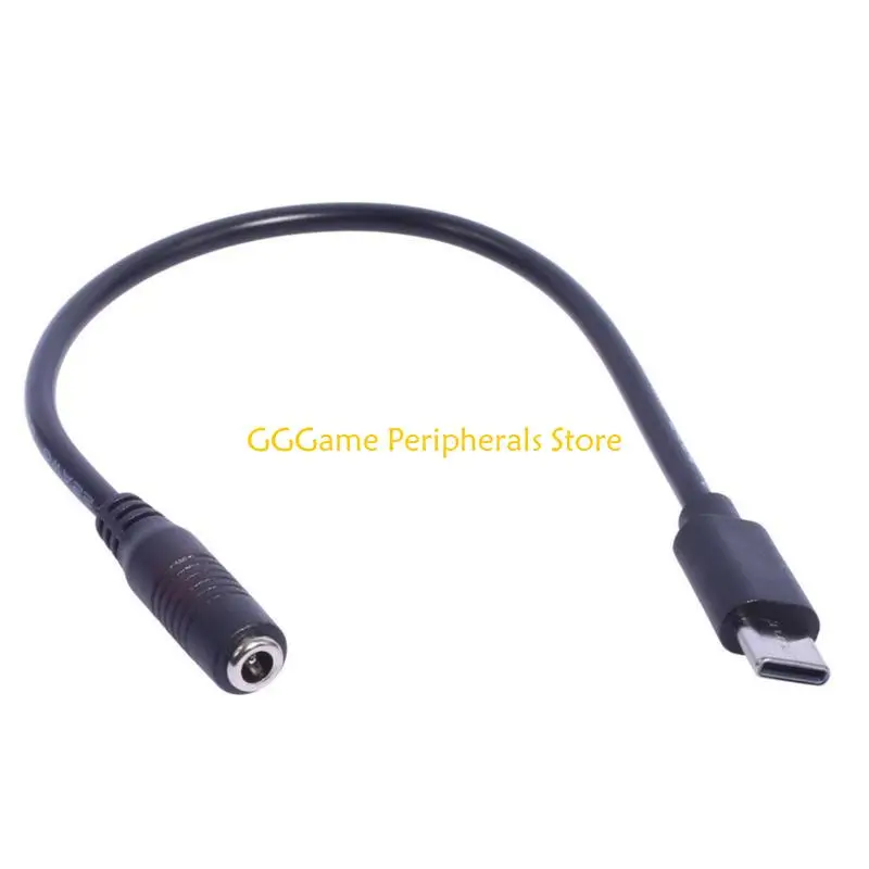 U55B USB Type C Male to 3.5x1.35mm Female Cord for Digital Devices