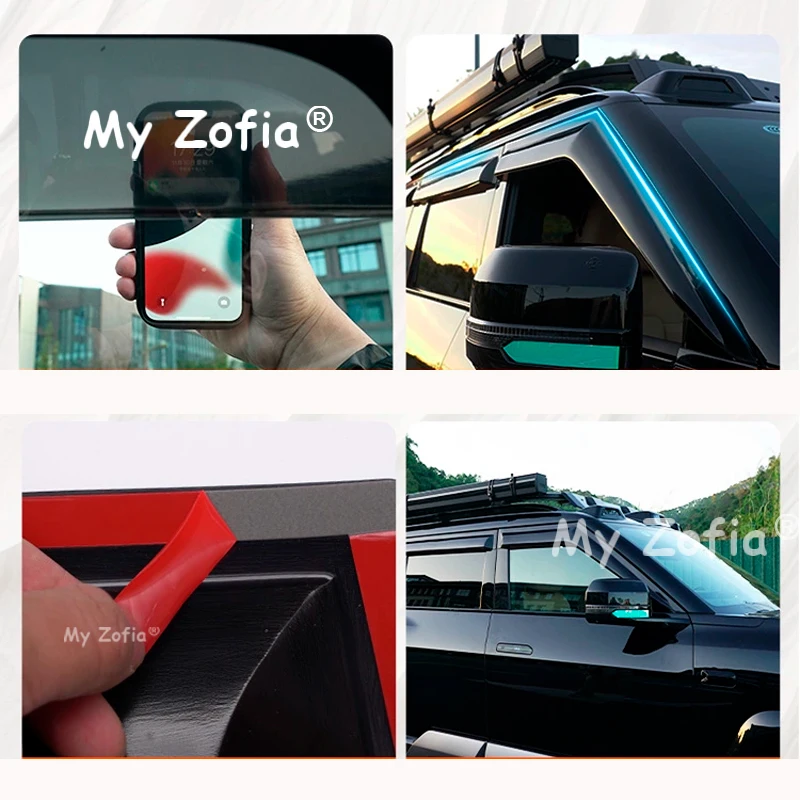 For DENZA B8 Leopard 8 2025 2026 Car Styling Window Visor