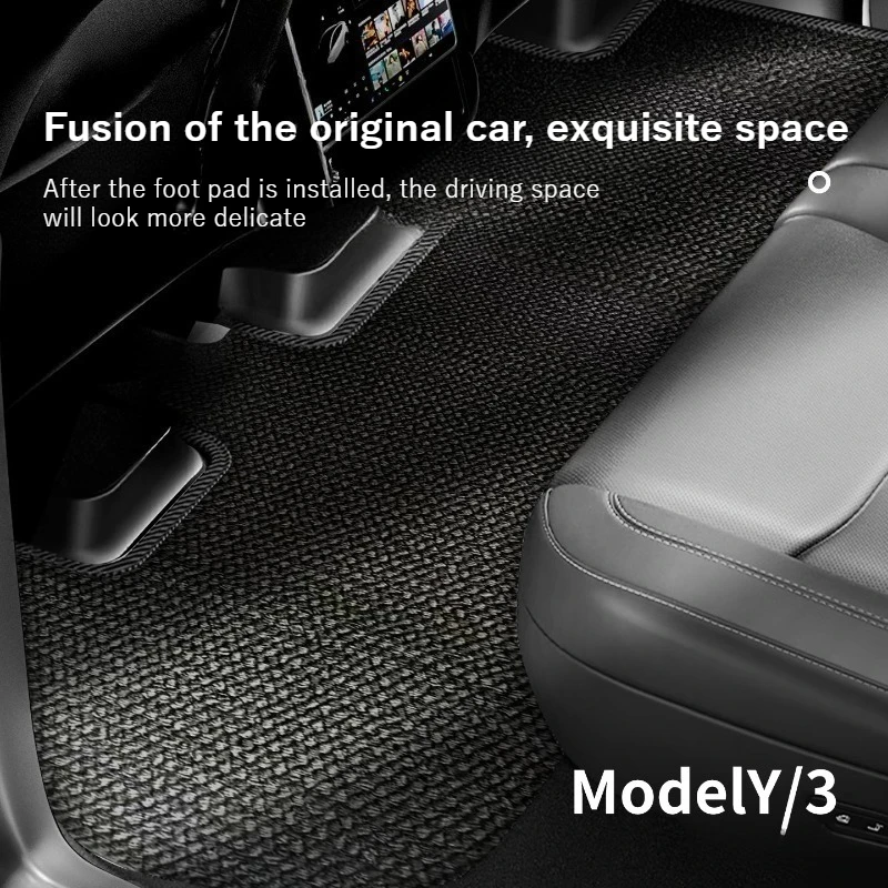Suitable for Tesla Huanxin Model YL/y/3 floor mats Tesla auto parts tpe fully enclosed carpet