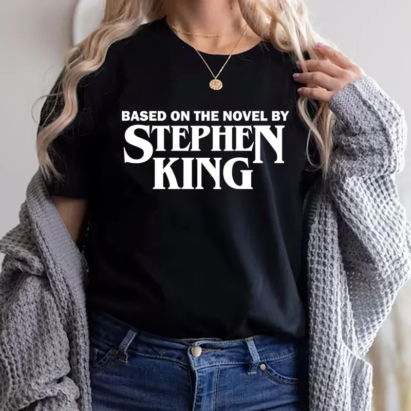 스티븐 킹 소설 그래픽 여름 반팔 티셔츠 이미지