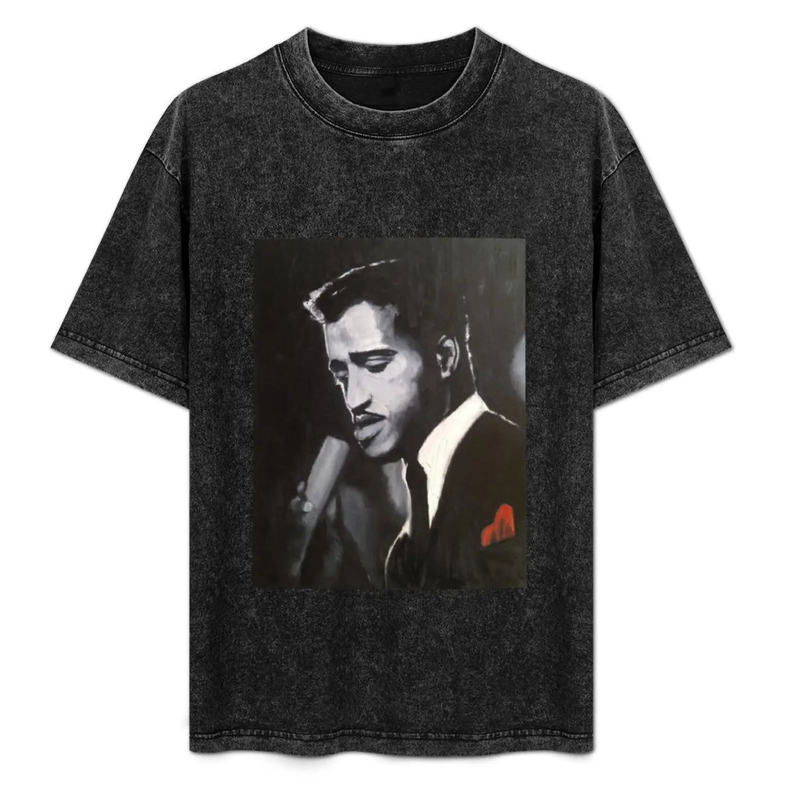 

Sammy Davis Jr. Original portrait painting T-Shirt Fashion Casual Short Sleeve Top