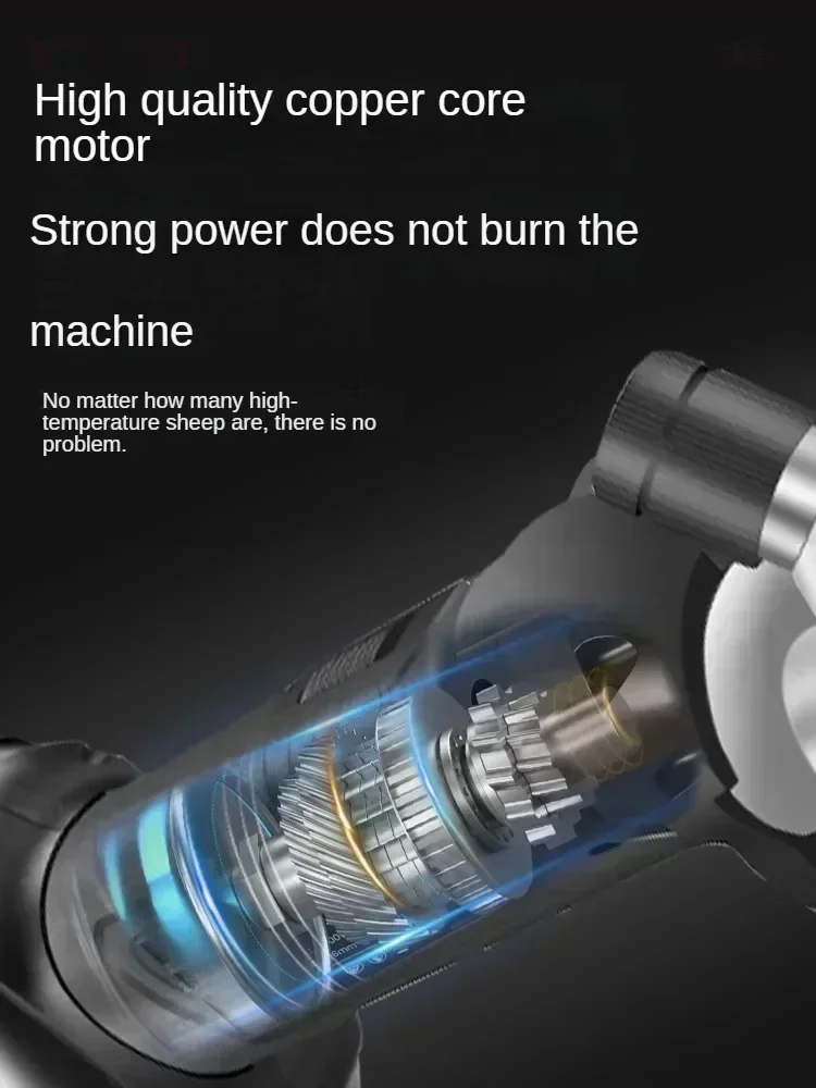 110 V/220 V kabellose elektrische Schafschere, Lithium-Batterie-Haarschneidemaschine mit Ladegerät zum Scheren von Schafen, Ziegen und anderen Nutztieren C
