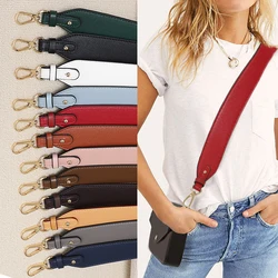 61CM PU Leather Bag Strap Accessories For Handbags Shoulder Bag Strap 4CM Wide Handbag Handles Replacement Belt Bag Handle Strap