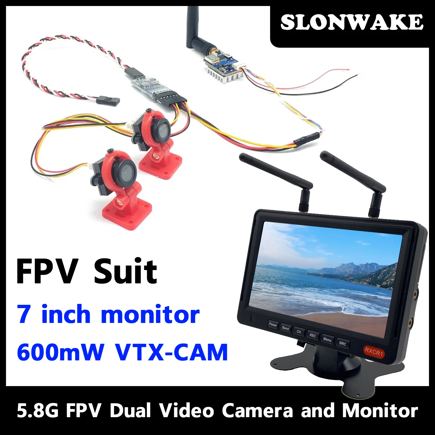 5.8G 56CH 7 Inch Hd…