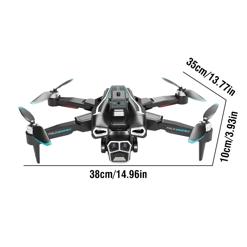 Profissional RC Drone para Crianças, Evitar Obstáculos, Regulação Bidirecional, Câmera HD 4K, WIFI, Dobre 360, 2.4G, H35 Max, Brinquedos