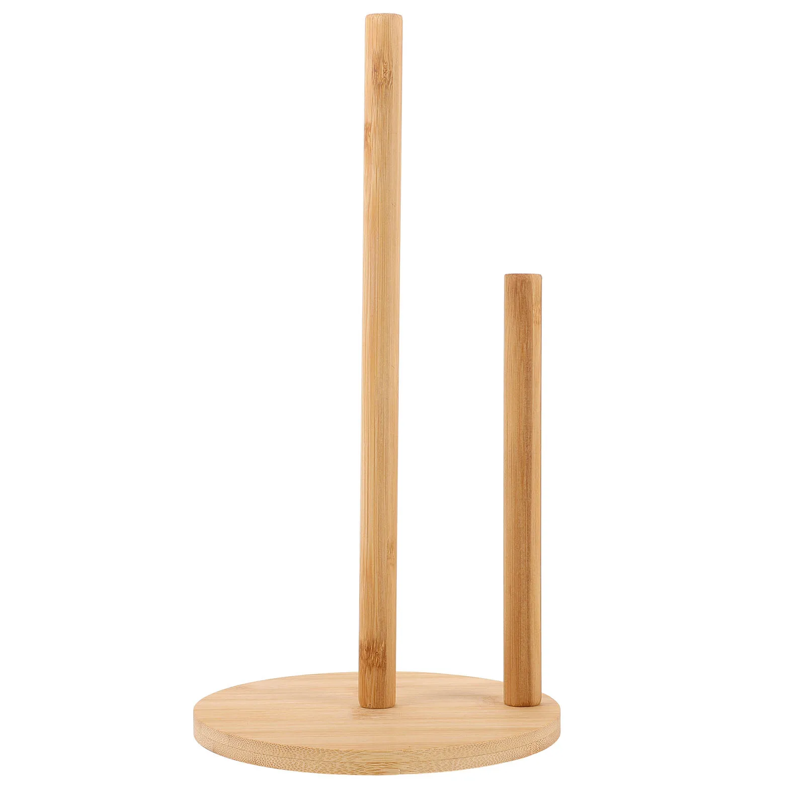 

Towel Holder Countertop Wooden Base Flat Bottom Design For Kitchen Bathroom Worktop Paper Towel Stand Tissue Holder Kitchen