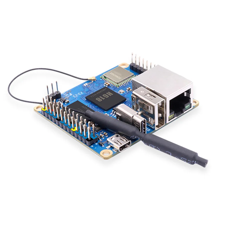 

T07C-For Orange Pi Zero 3 Development Board 1GB H618 WiFi5+BT 5.0 Gigabit LAN for Android 12 Debian12 Ubuntu22.04 US Plug