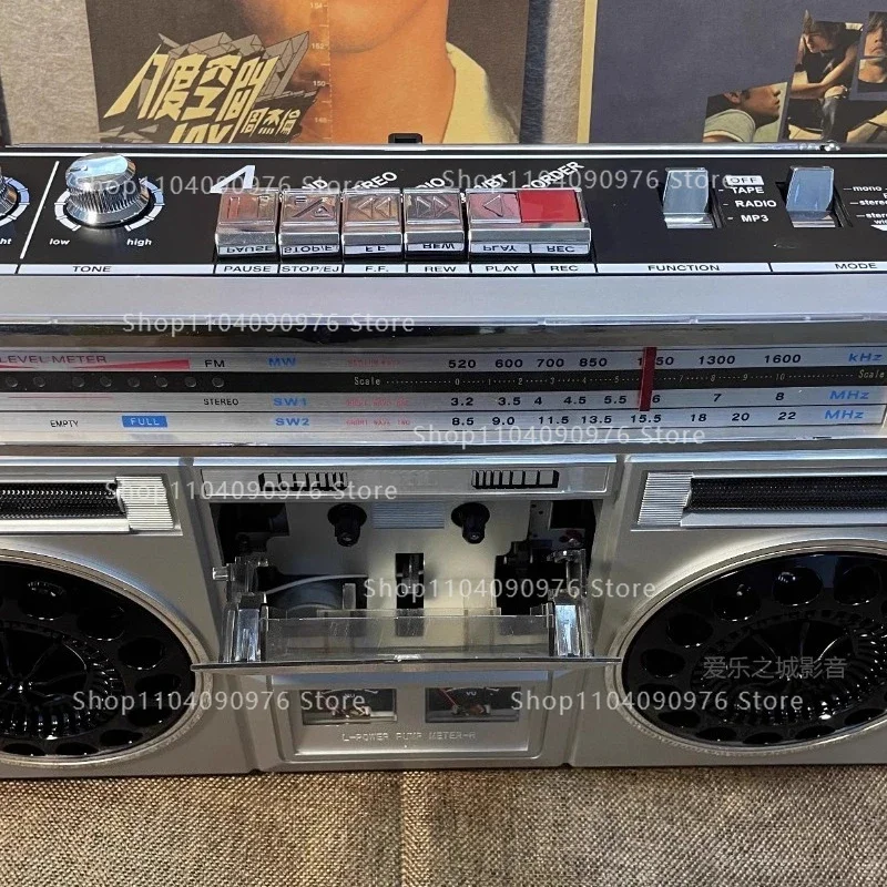 

Ручной кассетный плеер в стиле ретро, USB-накопитель, Bluetooth, многофункциональный кассетный плеер, ностальгический рекордер, 110 В-220 В, 50 Гц