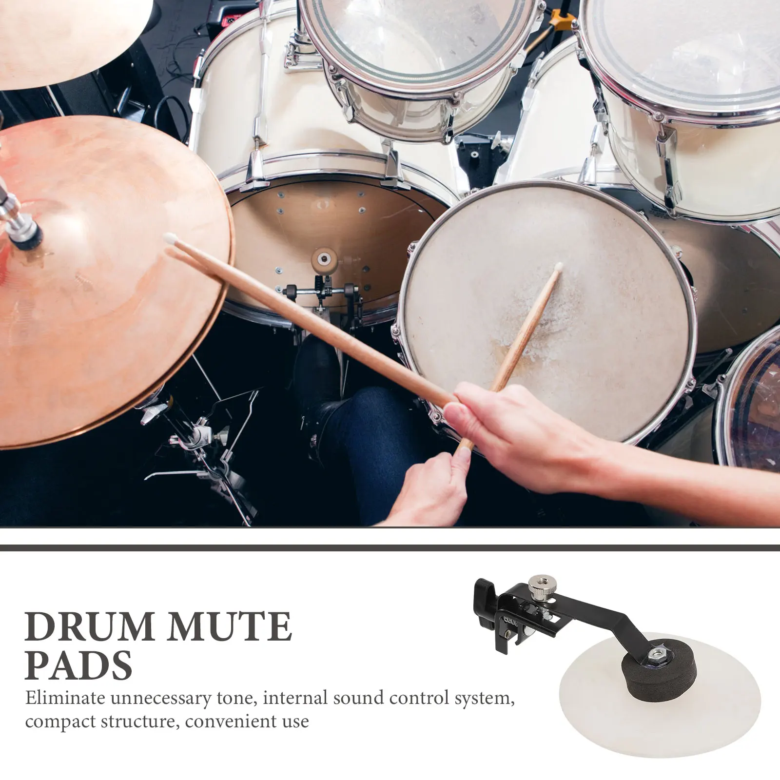 

Silicone Drum Mute Pad Dampeners Gel Pads for Snare Drum Practice Supplies Silencers Long Lasting Flexible Easy Install