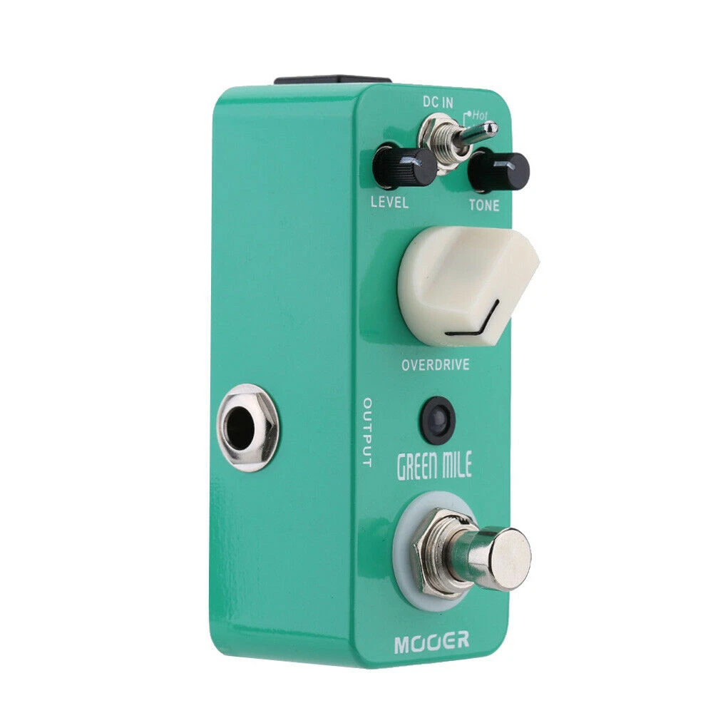 Mooer Electric Guitar Effect Pedal True Bypass for Guitar Pedal Effector Green Mile Micro Mini Overdrive Musical Instruments