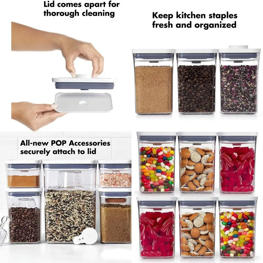 

6-Piece POP Container Set - Value Pack for Kitchen Storage