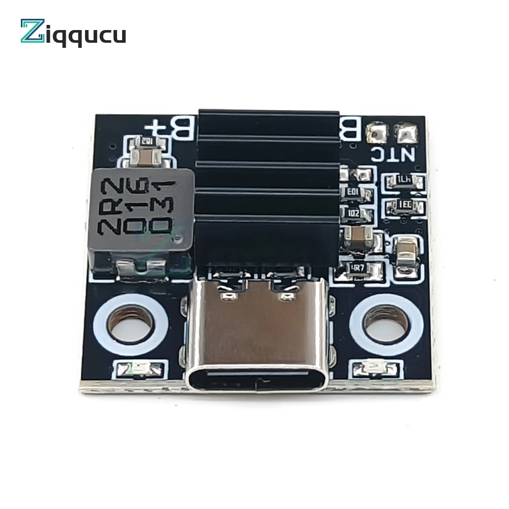 5V Charge Discharge Integrated Module 18650 Lithium Battery Charging Boost Power Board Step-up Charge Protection Module Type-C