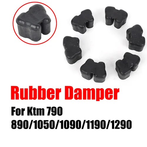 Para KTM Duke 1090 1190 1290 TNT TRK502 amortiguador de cubo amortiguador de goma 6 uds tambor de rueda trasera de motocicleta goma
