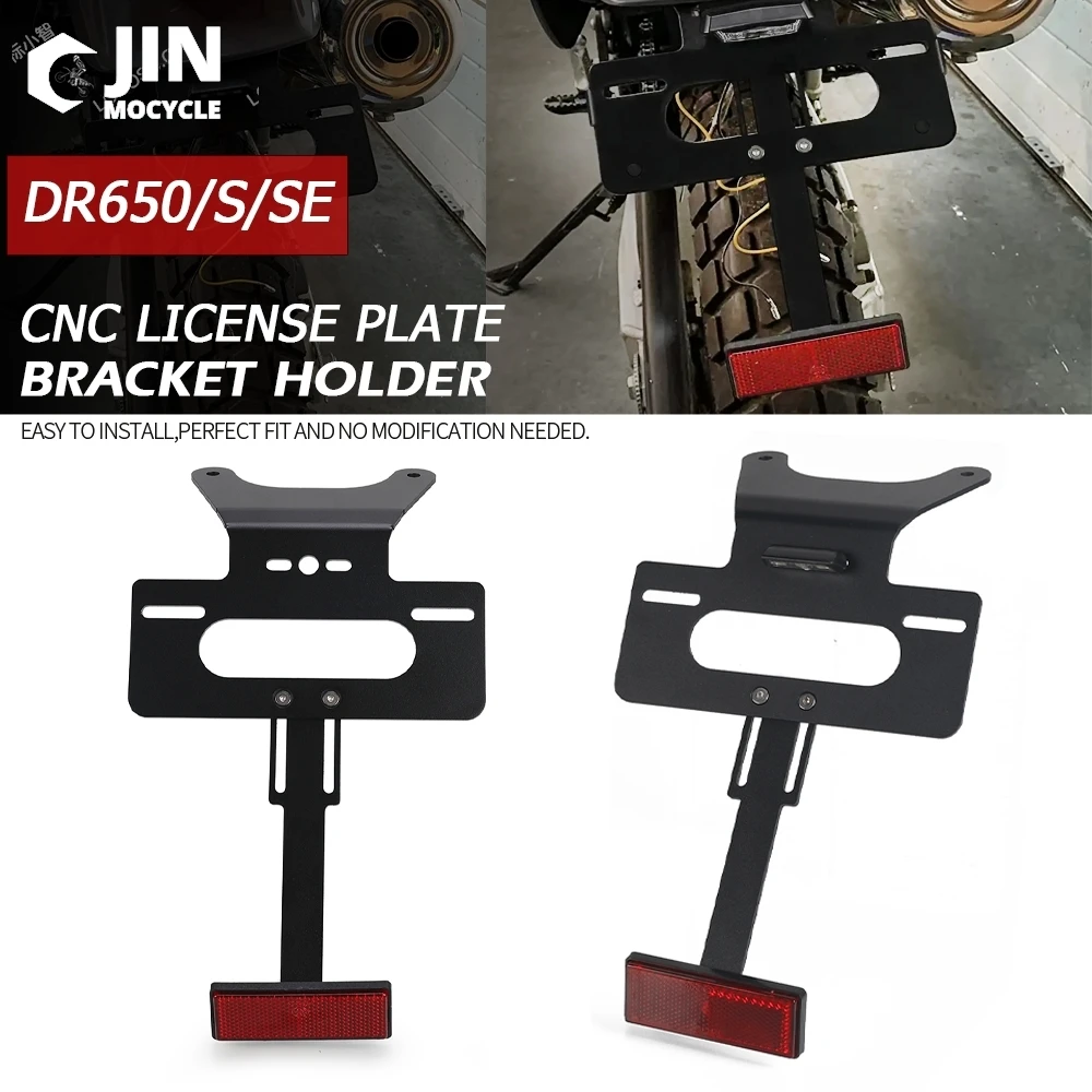 

For SUZUKI DR650 DR650S DR650SE 1996 - 2022 2023 DR 650 S DR650 SE Rear License Plate Holder Bracket Tail Tidy Fender Eliminator